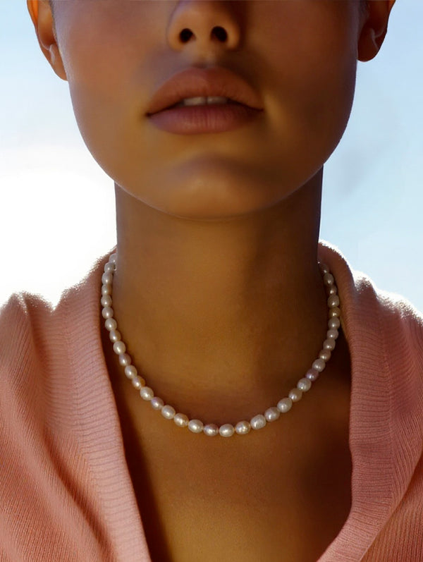 Soft Ombre Pearl Necklace