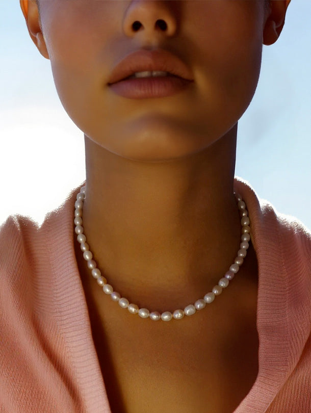Soft Ombre Pearl Necklace