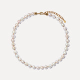 Freshwater Pearl Necklace with a Mocca Thread