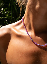 Purple Neon Fire Opal