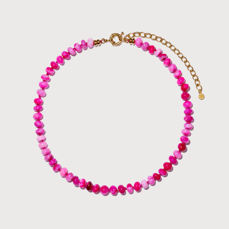 Malibu Pink Opal Necklace