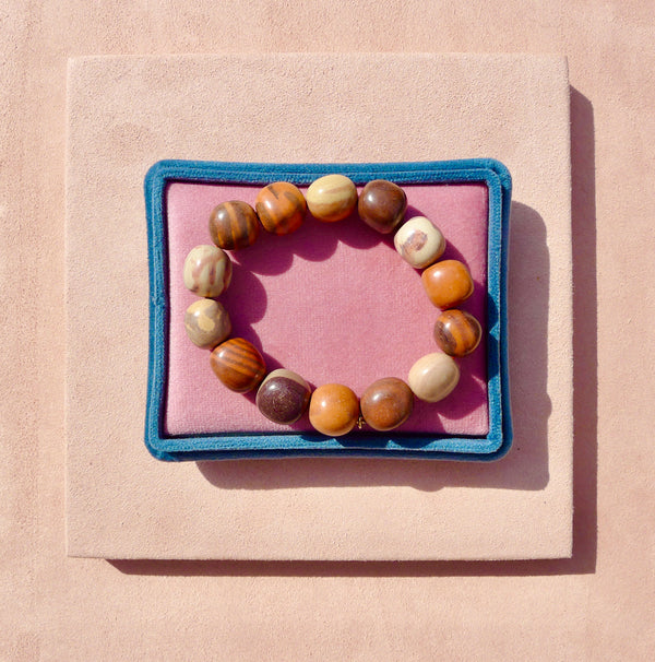 Print Stone Jasper Bracelet