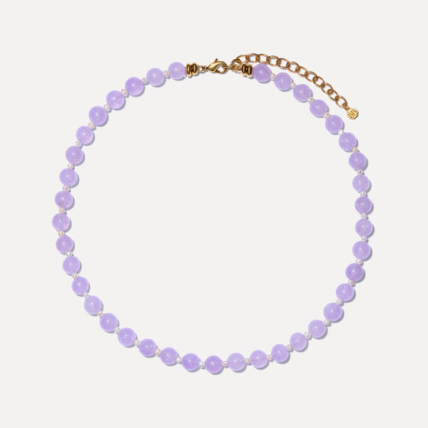 Sweet Jade and Pearl Necklace
