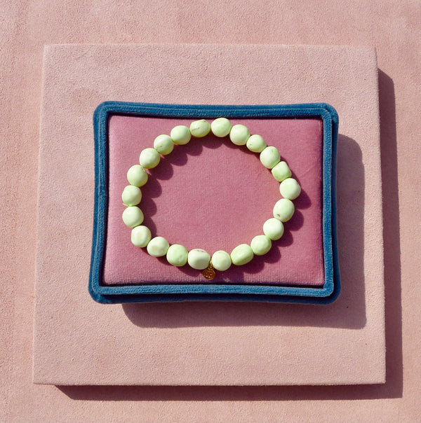 Lemon Chrysoprase Bracelet