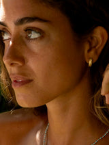 The Cosmos Brushed Gold Earrings