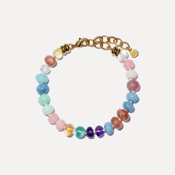 Rainbow Love Bracelet with lobster clasp
