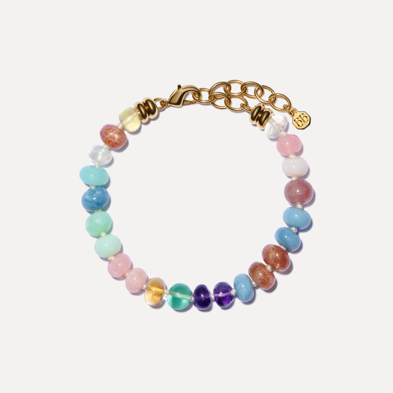 Rainbow Love Bracelet with lobster clasp