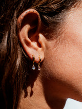 Tanzanite 18ct Gold Vermeil Drop Earrings