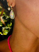 Opalalite Oval Drop Earrings