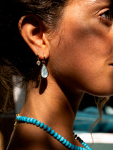 Opalalite Oval Drop Earrings