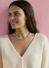Lemon Chrysoprase 'Peace' Necklace