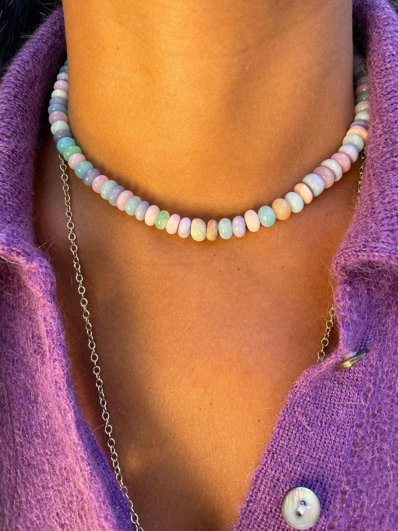 Autumn Candy Opal Necklace