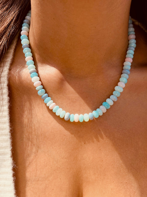 Smooth Candy Opal Necklace