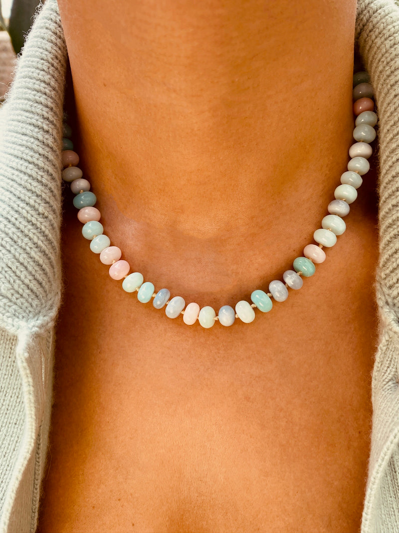 Candy Pastel Opal Necklace