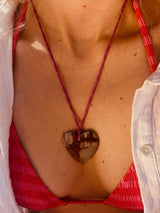 Noreena Jasper Silk Candy Pendant Necklace