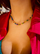 Kaleidoscope Fire Opal Necklace