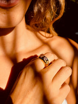 Triple Heart Ring