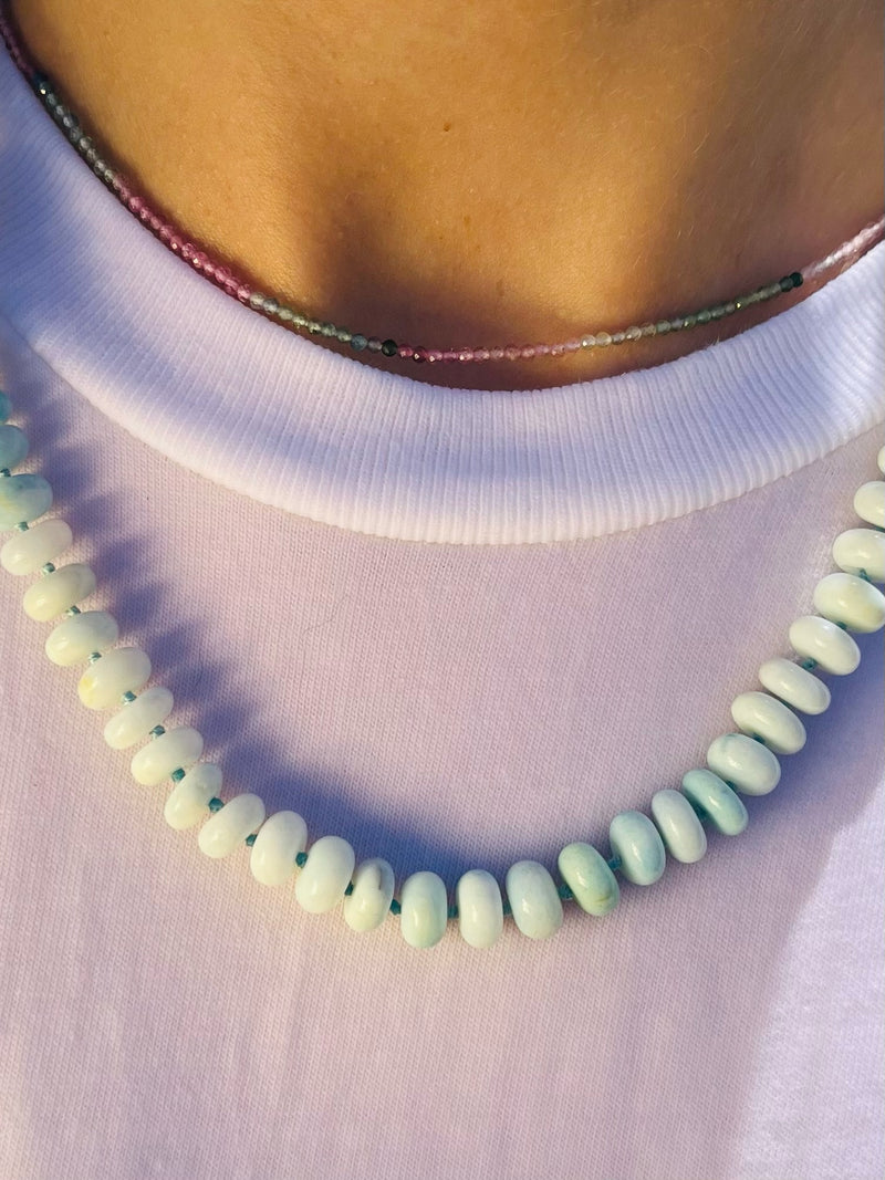 Sea Foam Opal Necklace