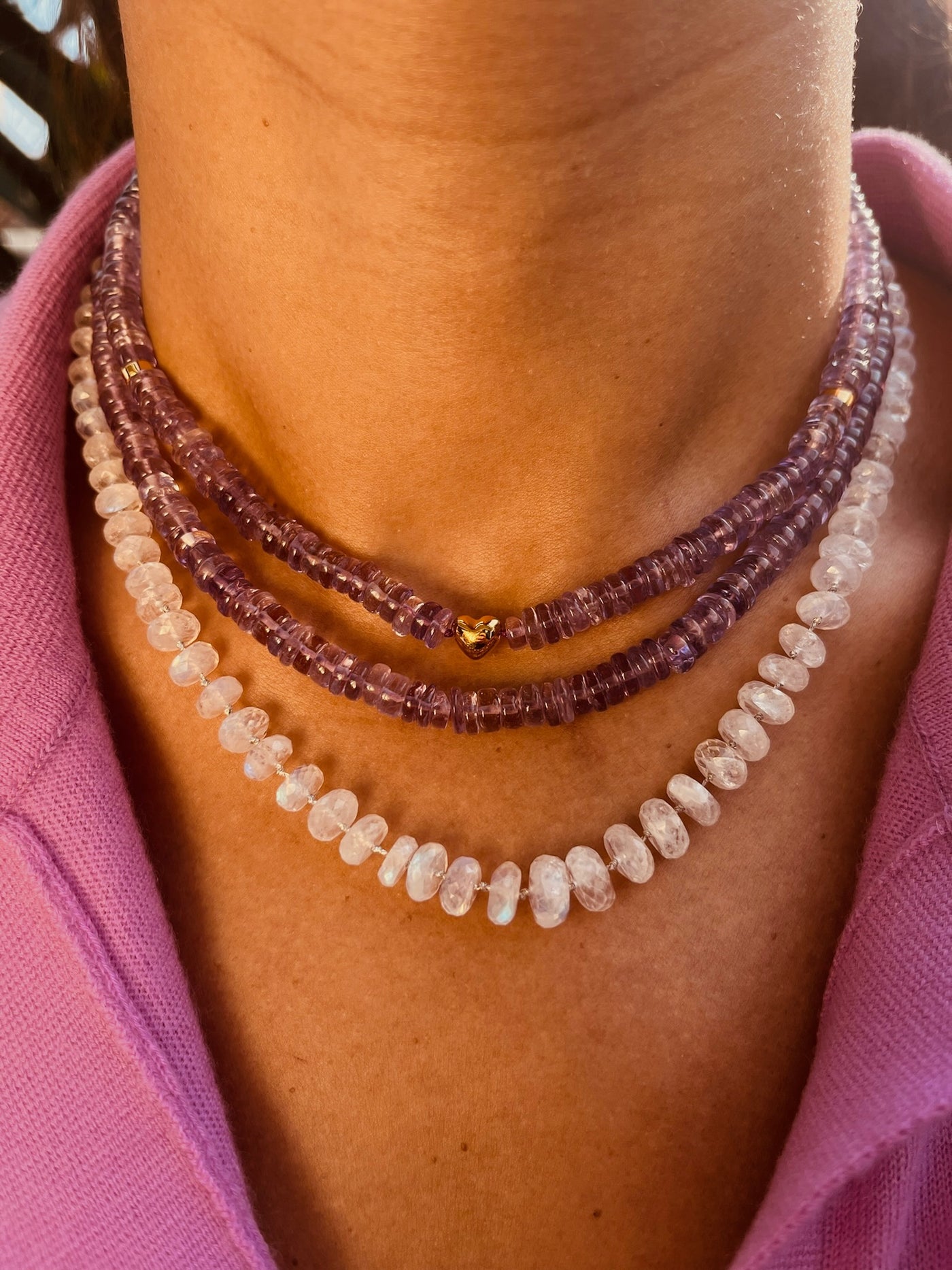les bon bon ルボンボン　amethyst dreamy choker Amethyst Necklace – Bon Bon Jewellery Club