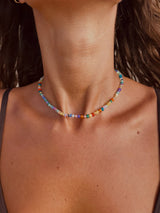 Kaleidoscope Fire Opal Necklace