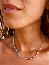 Kaleidoscope Fire Opal Necklace