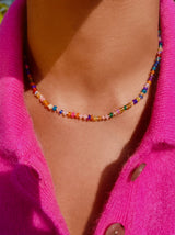 Kaleidoscope Fire Opal Necklace