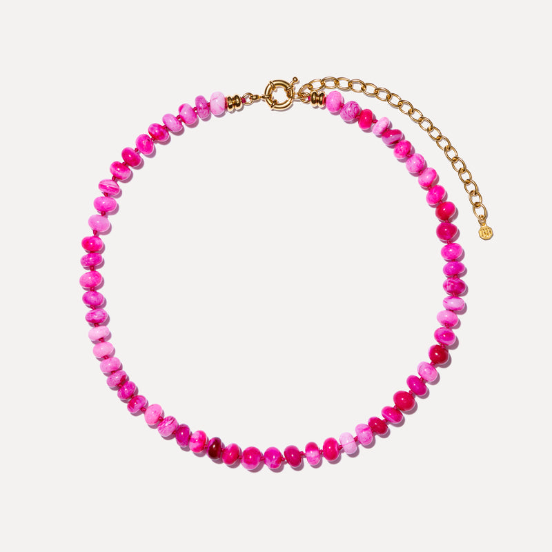 Modern day malibu pink necklace Clearance