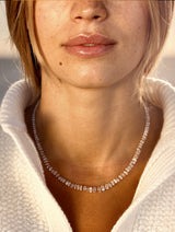 Rainbow Moonstone 'New Beginnings Necklace' with Bronze Thread