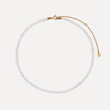 Rainbow Moonstone 'New Beginnings Necklace' with Gold Thread