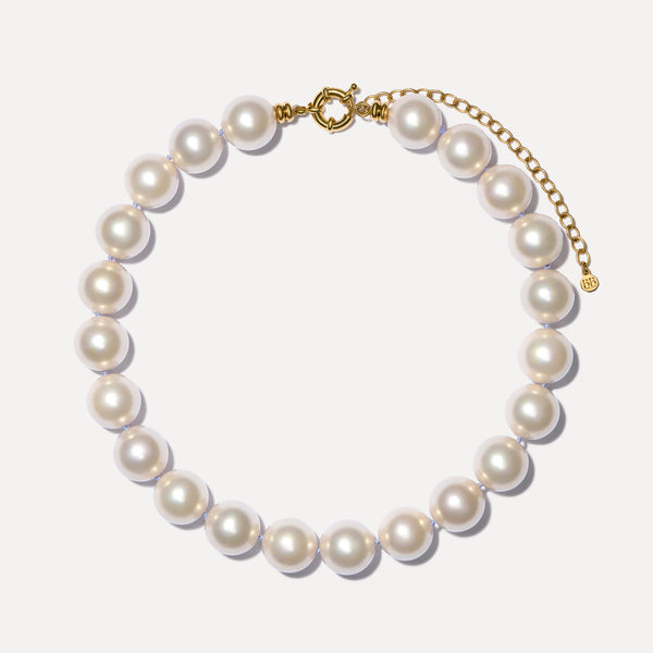 The Mermaid Necklace with a Lilac Thread