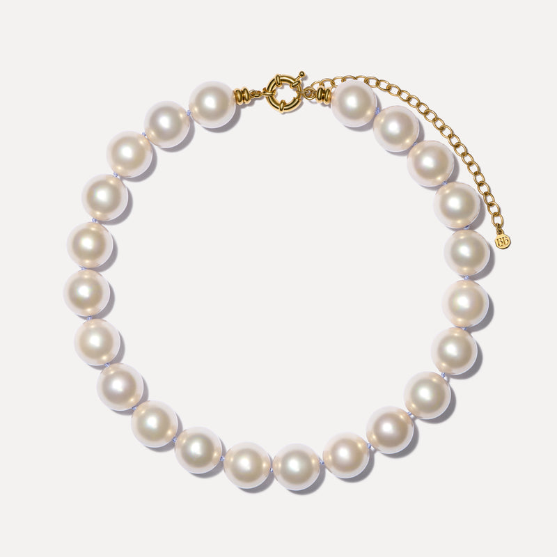 The Mermaid Necklace with a Lilac Thread