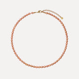 Golden Sunset Pearl Necklace