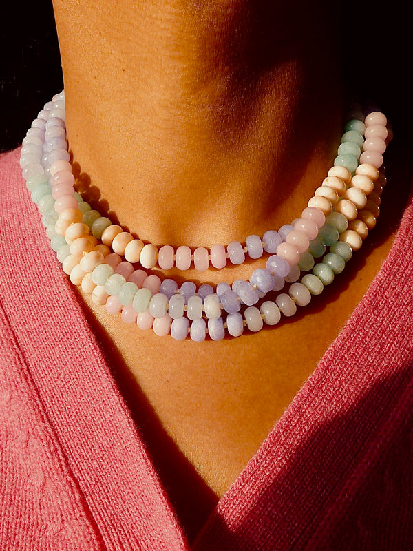 Pastel Gemstone Necklace