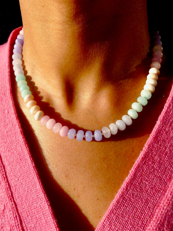 Pastel Gemstone Necklace