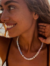 Pastel and Pearl Necklace