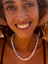 Pastel and Pearl Necklace