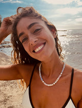 Pastel and Pearl Necklace