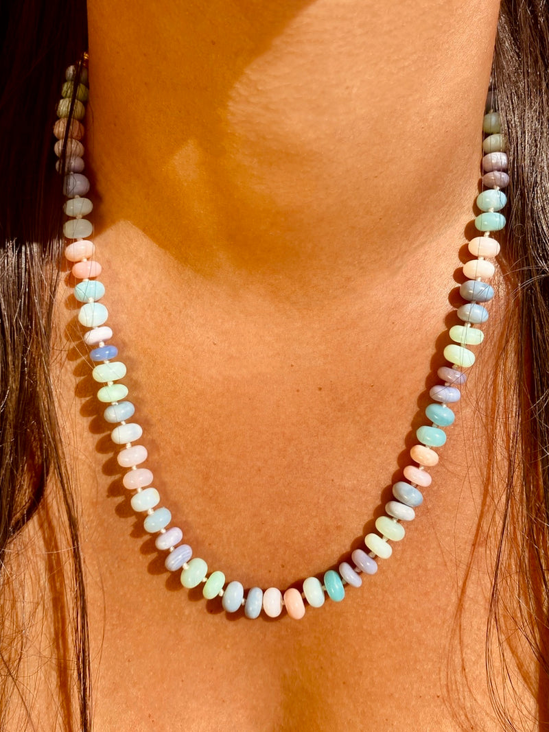 Candy Pastel Opal Necklace