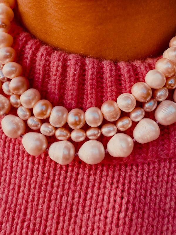 Peaches and Cream Necklace