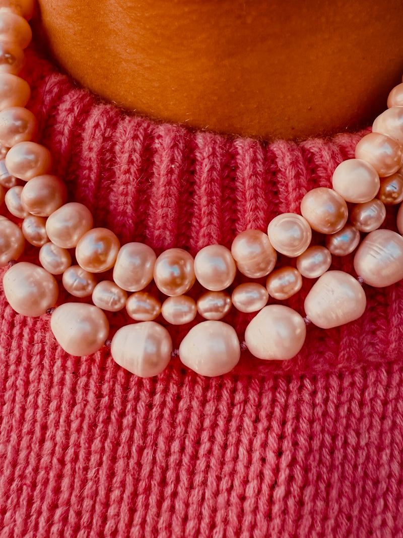 Peaches and Cream Necklace