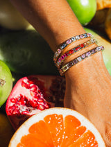 Pink & Turquoise Stacking Bracelet