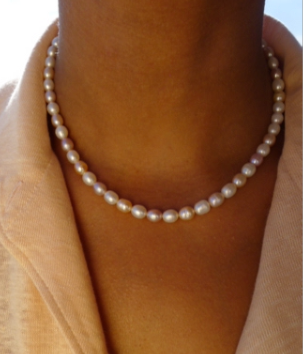 Soft Ombre Pearl Necklace