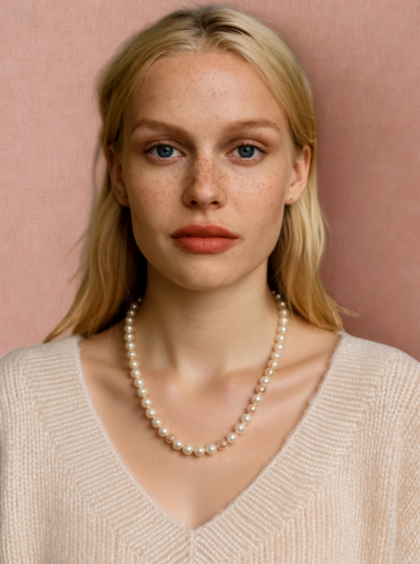 Peaches and Cream Necklace