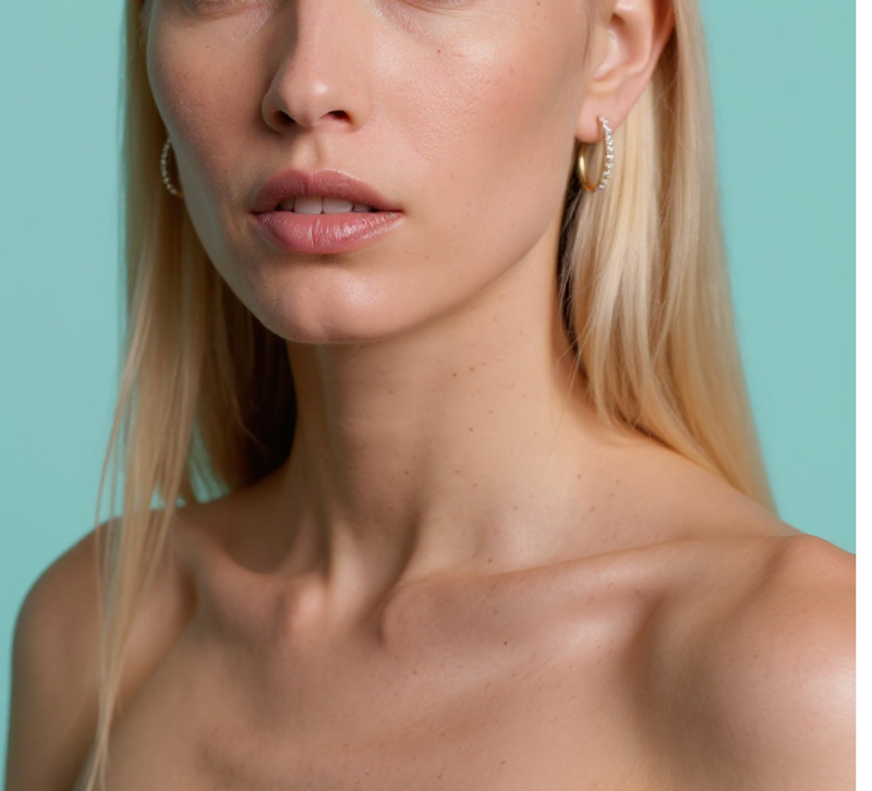 Gold and Japanese Inspired Pearl Hoop Earrings