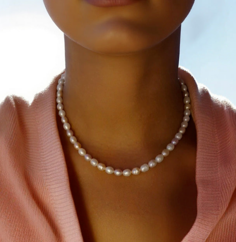 Soft Ombre Pearl Necklace