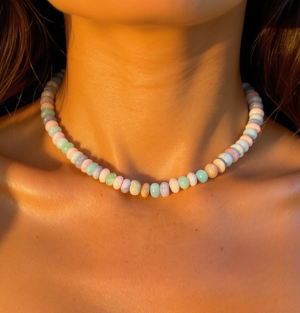 Autumn Candy Opal Necklace