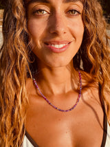 Purple Neon Fire Opal