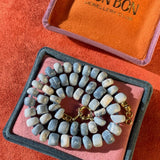 Chunky Denim Opal Necklace